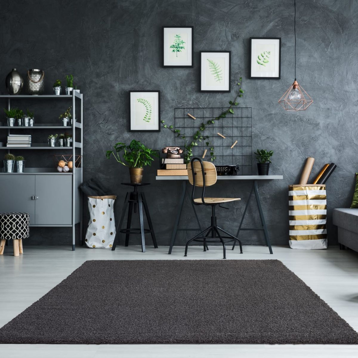 Empire Black Rug 2