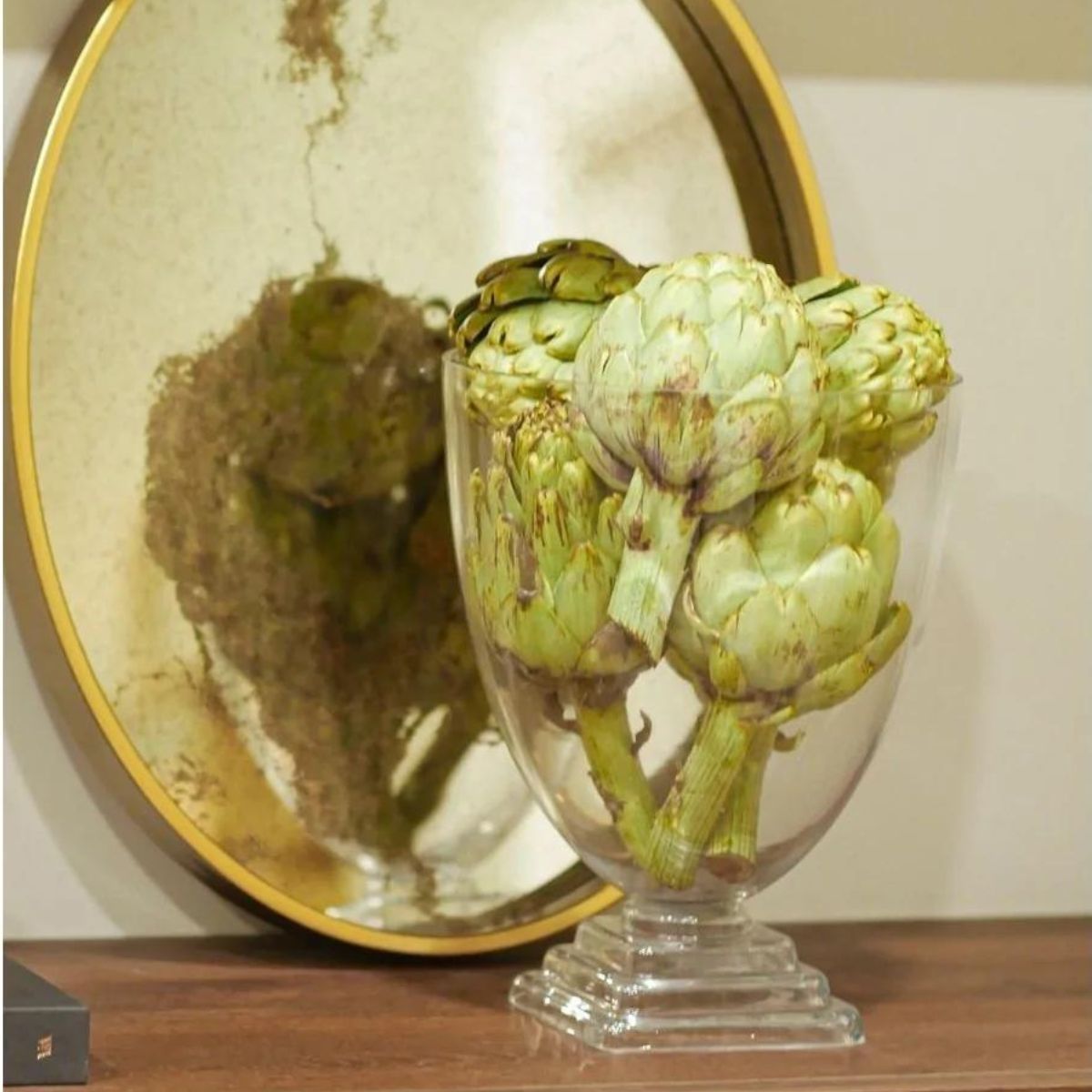 FCH025 - Alpha Oval Mirrored Tray - 2