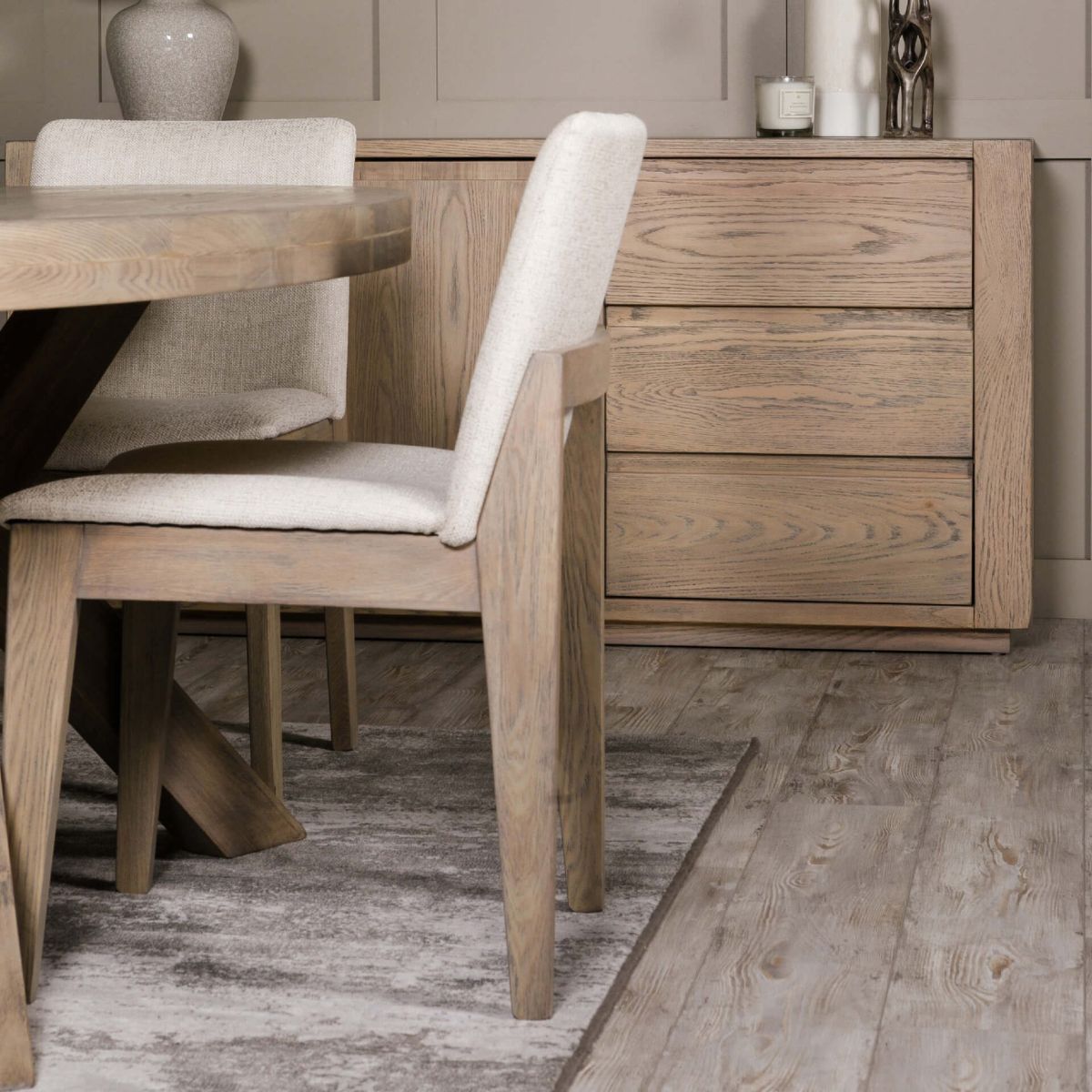 Ferrell Dining Chair Light Grey - 5