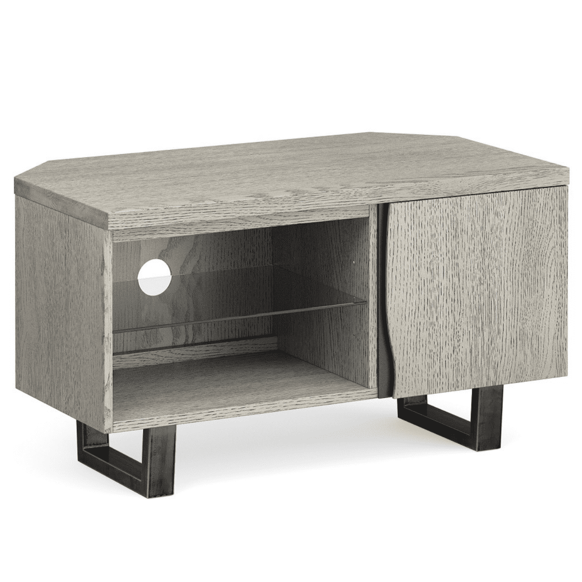 G5361 - Brody Grey Washed Oak Corner TV Unit