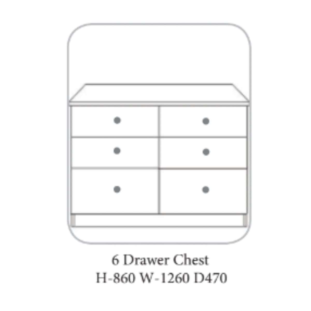 Erne Chest of Drawers Ivory & Oak - 7 Options