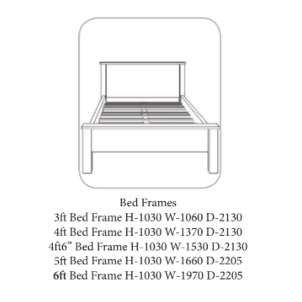 Becky Bed Frame Ivory