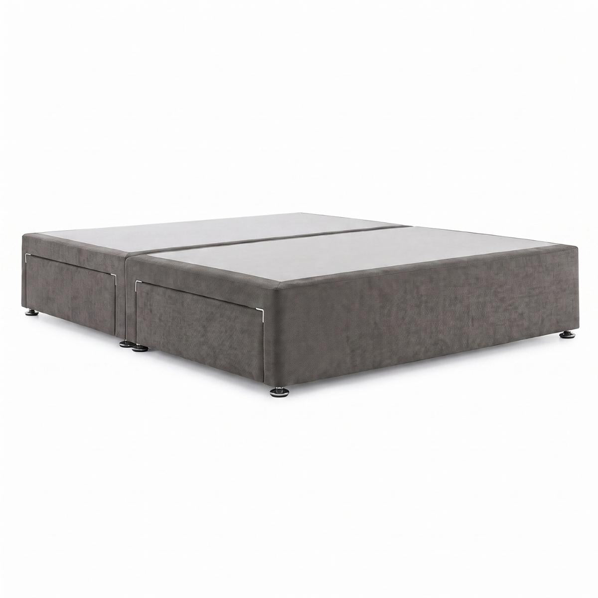 Desire Fabric Divan Base - Granite by Respa