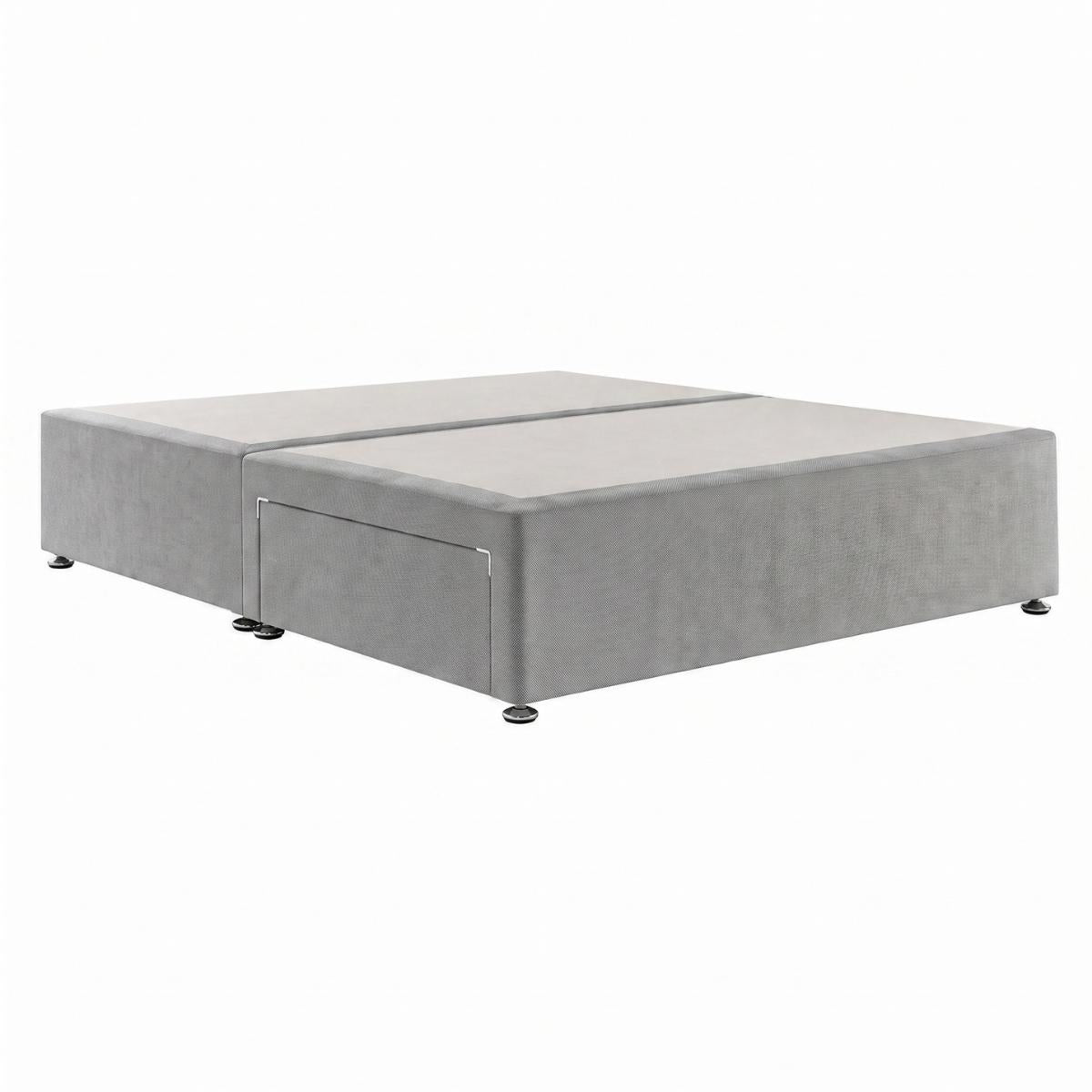 Desire Fabric Divan Base - Grey by Respa