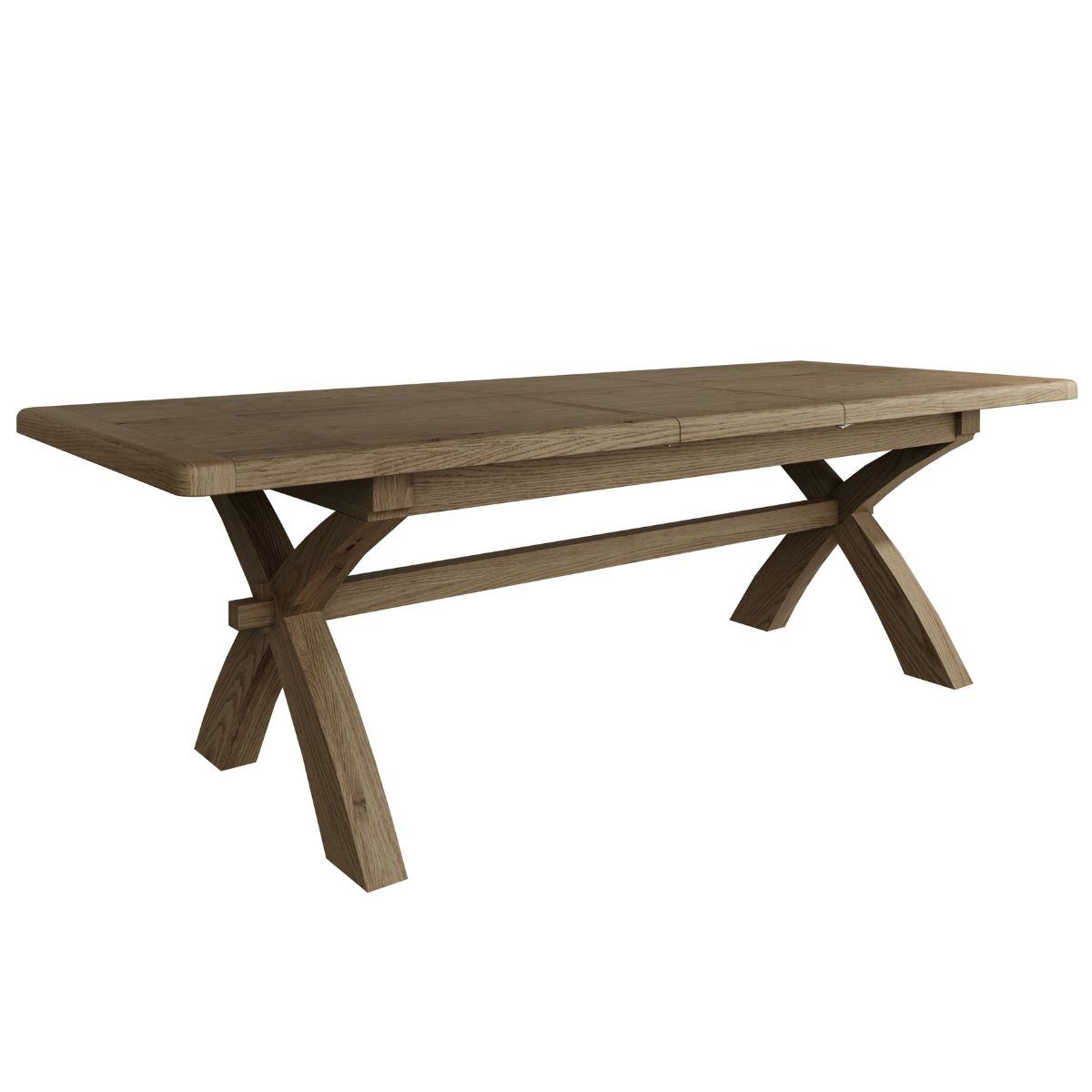 Rigel Smoked Oak Extendable Dining Table - 1
