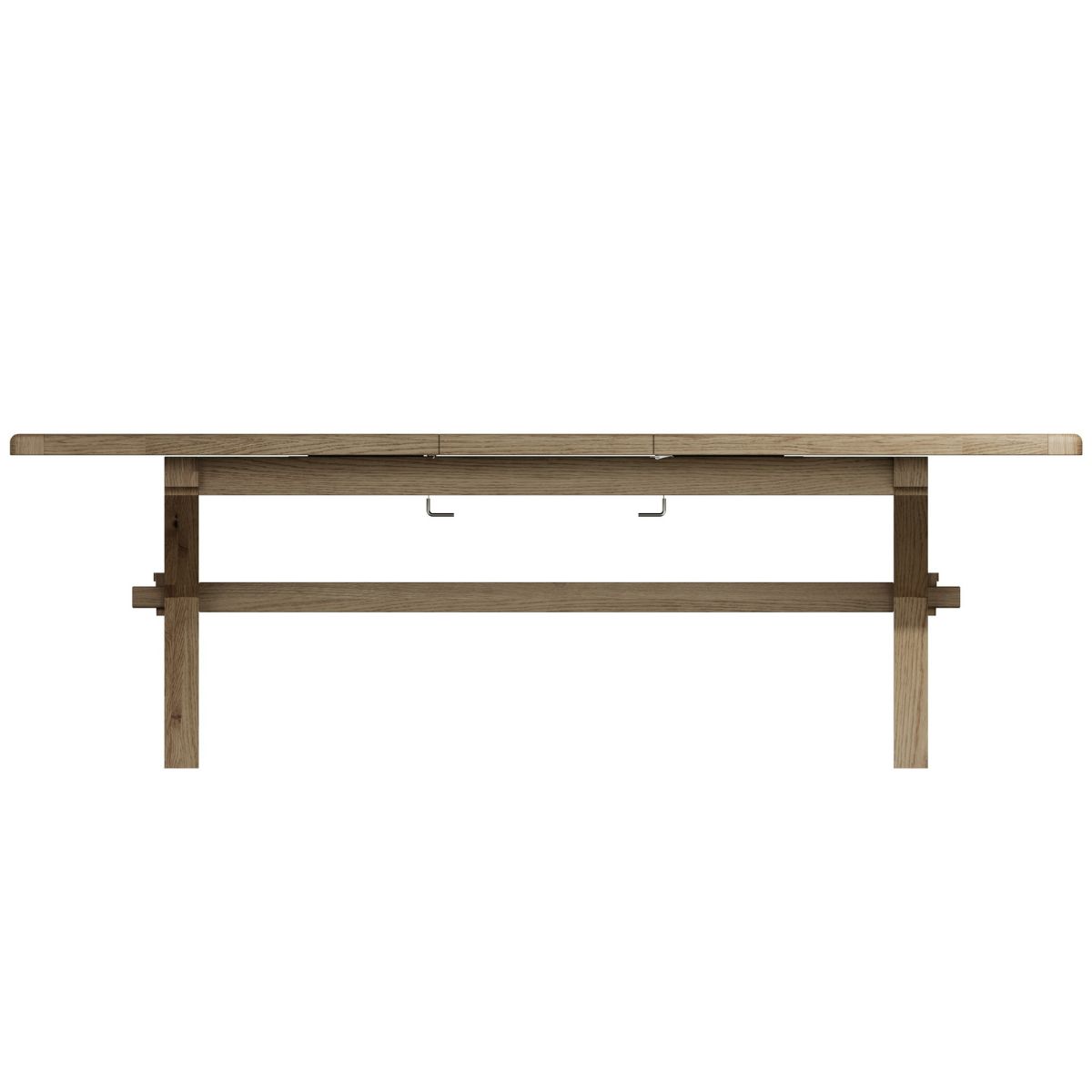 Rigel Smoked Oak Extendable Dining Table - 4