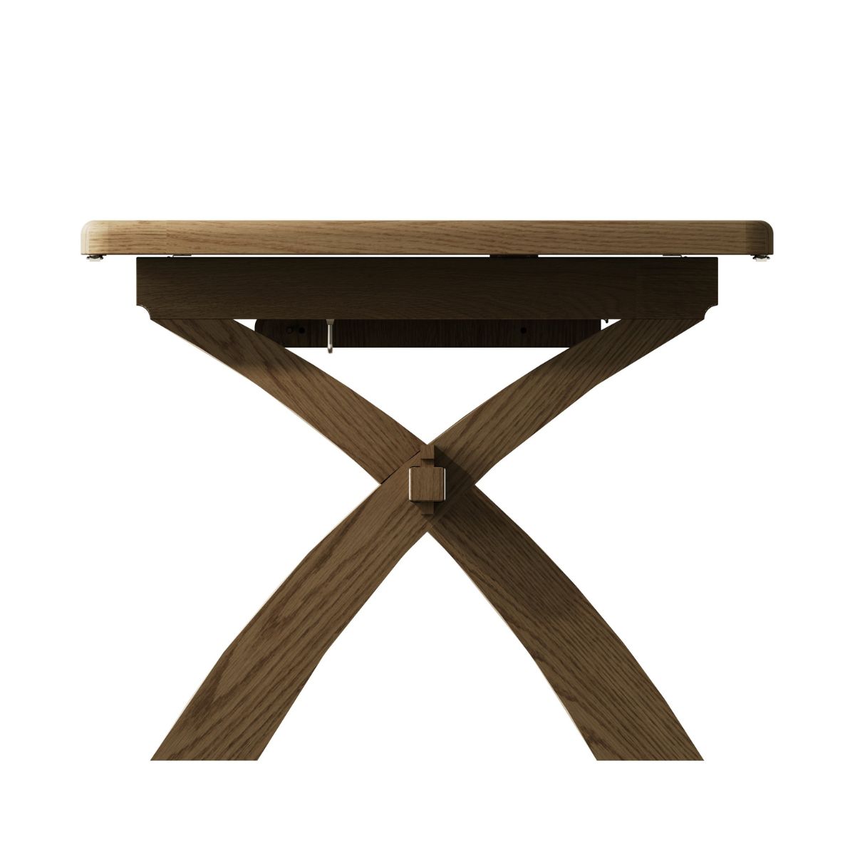 Rigel Smoked Oak Extendable Dining Table - 6