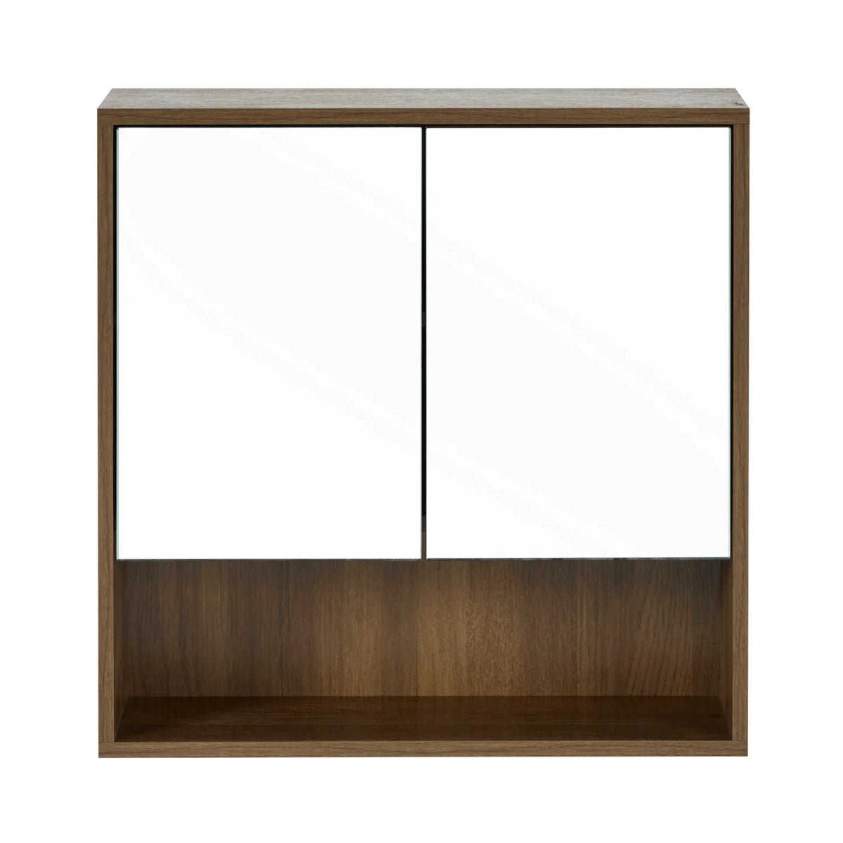 Hampshire wooden cabinet with glass doors on a white background.