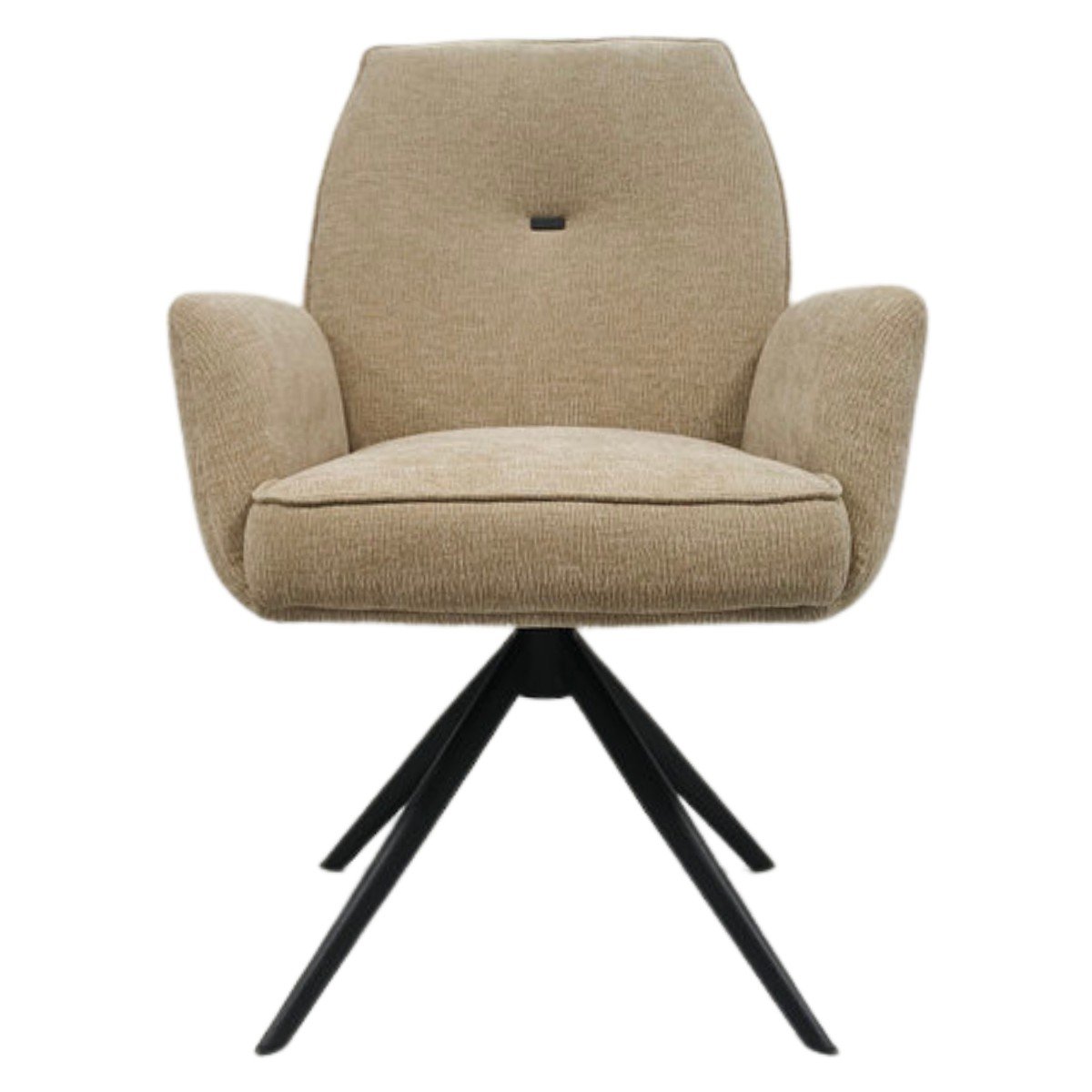 Henderson Fabric Dining Chair Beige - 1