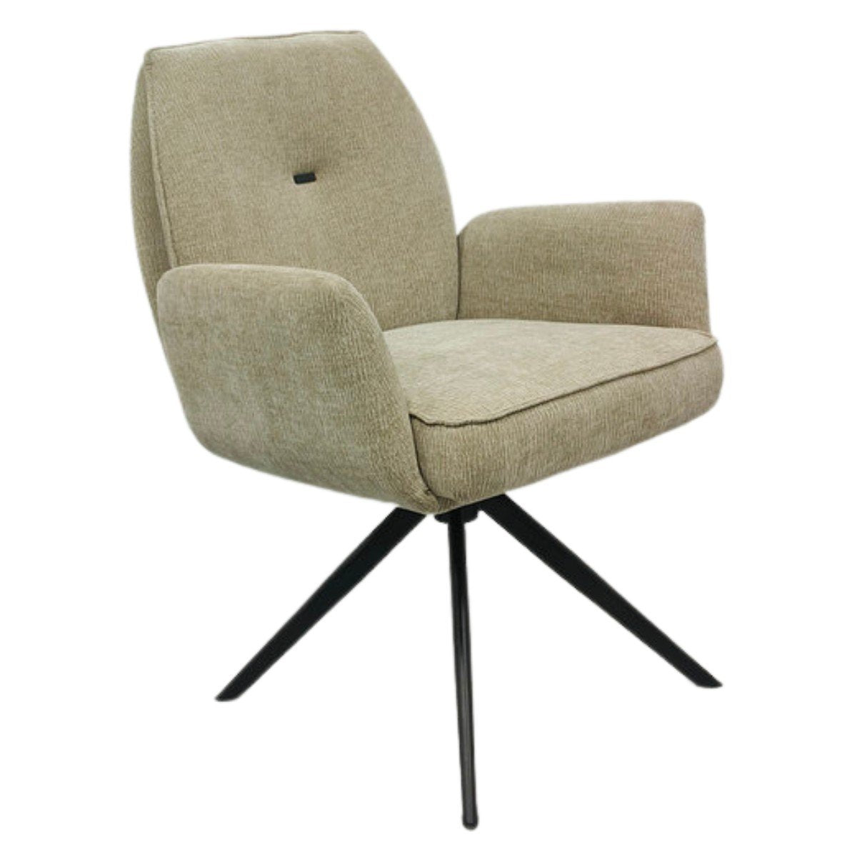 Henderson Fabric Dining Chair Beige - 2