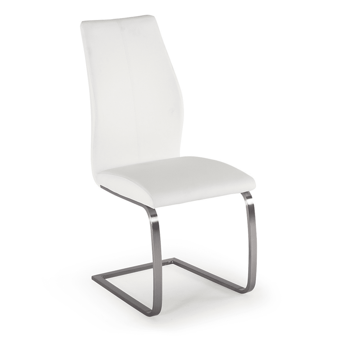 Irene Faux Leather Cantilever Dining Chair - 5