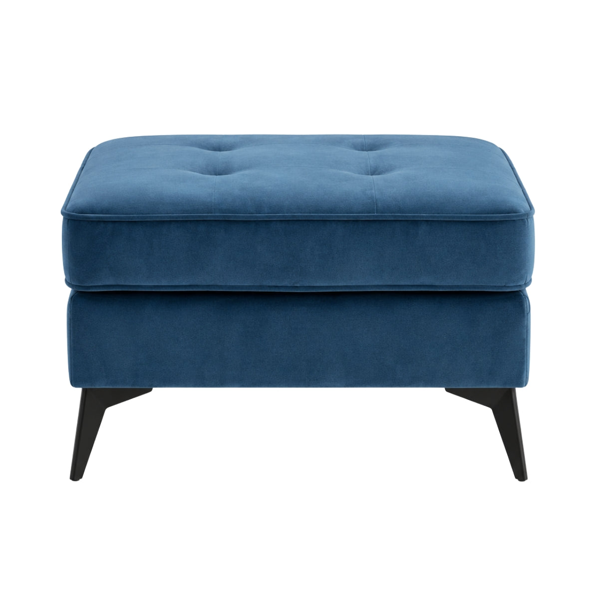 Lafayette Teal Ottoman - 2