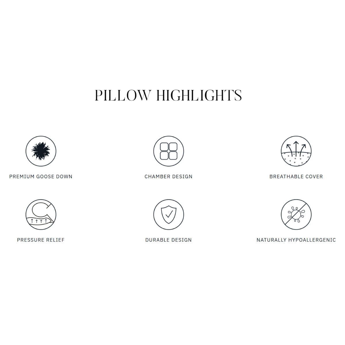 Luxury Goose Down Pillow - 4