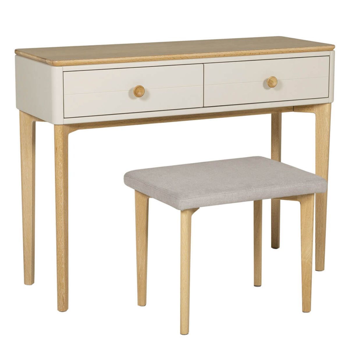 Magara Cashmere Oak Dressing Table - 1