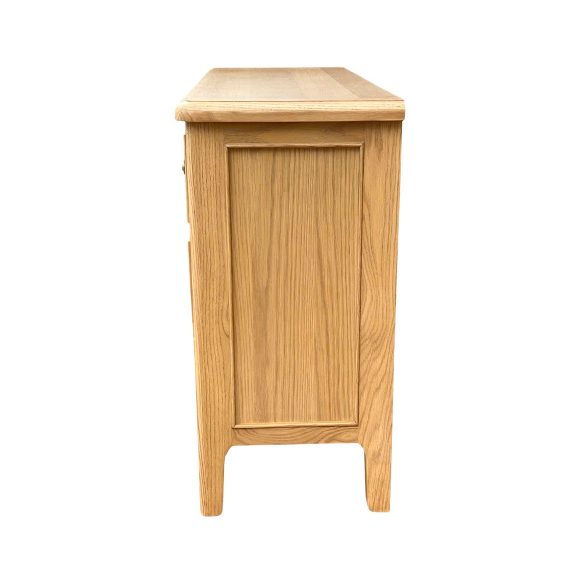 Maldon Oak 3 over 4 Wide Chest of Drawers - 3