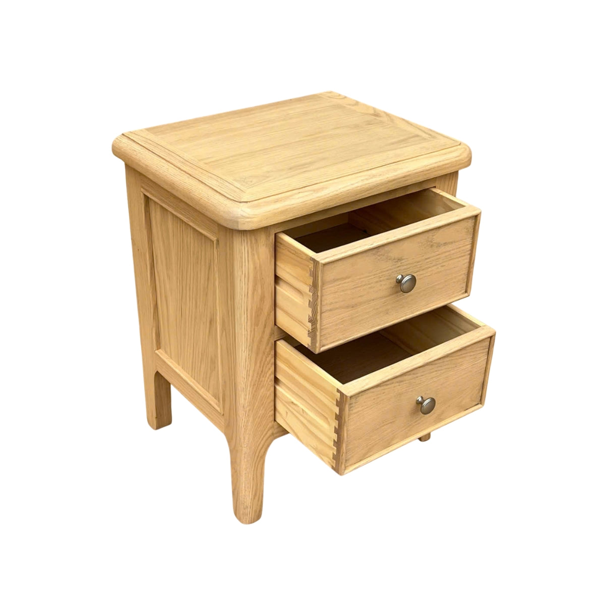 Maldon Oak Bedside Locker - 3