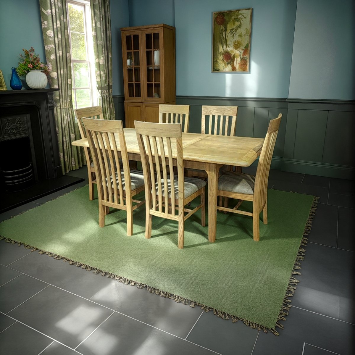 Maldon Oak Extendable Dining Table