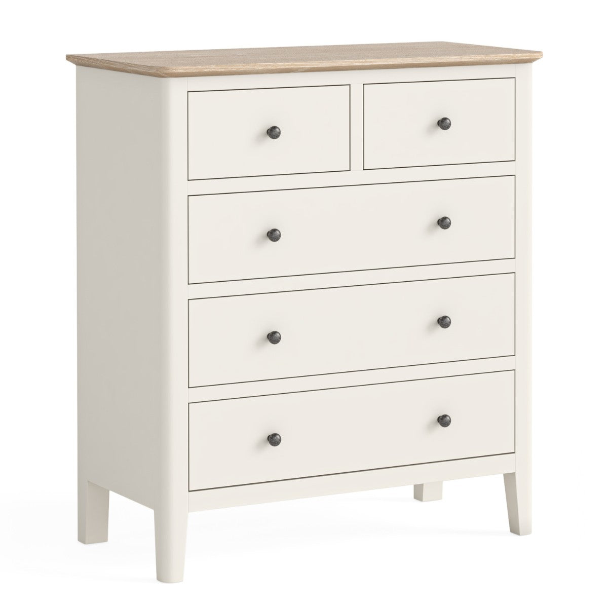 Marcella Cream 5 Drawer Chest of Drawers