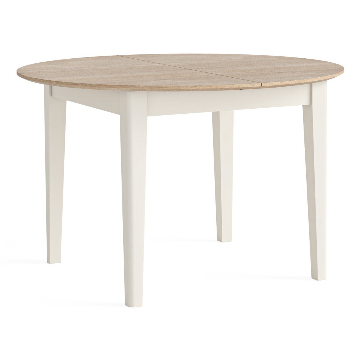 Marcella Cream Extendable Round Dining Table - 1