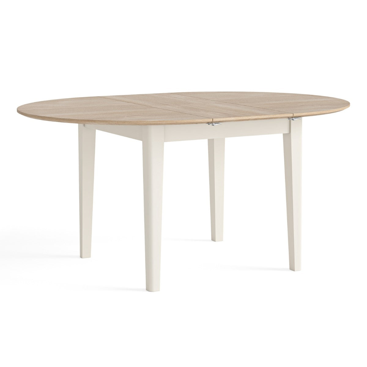 Marcella Cream Extendable Round Dining Table - 2