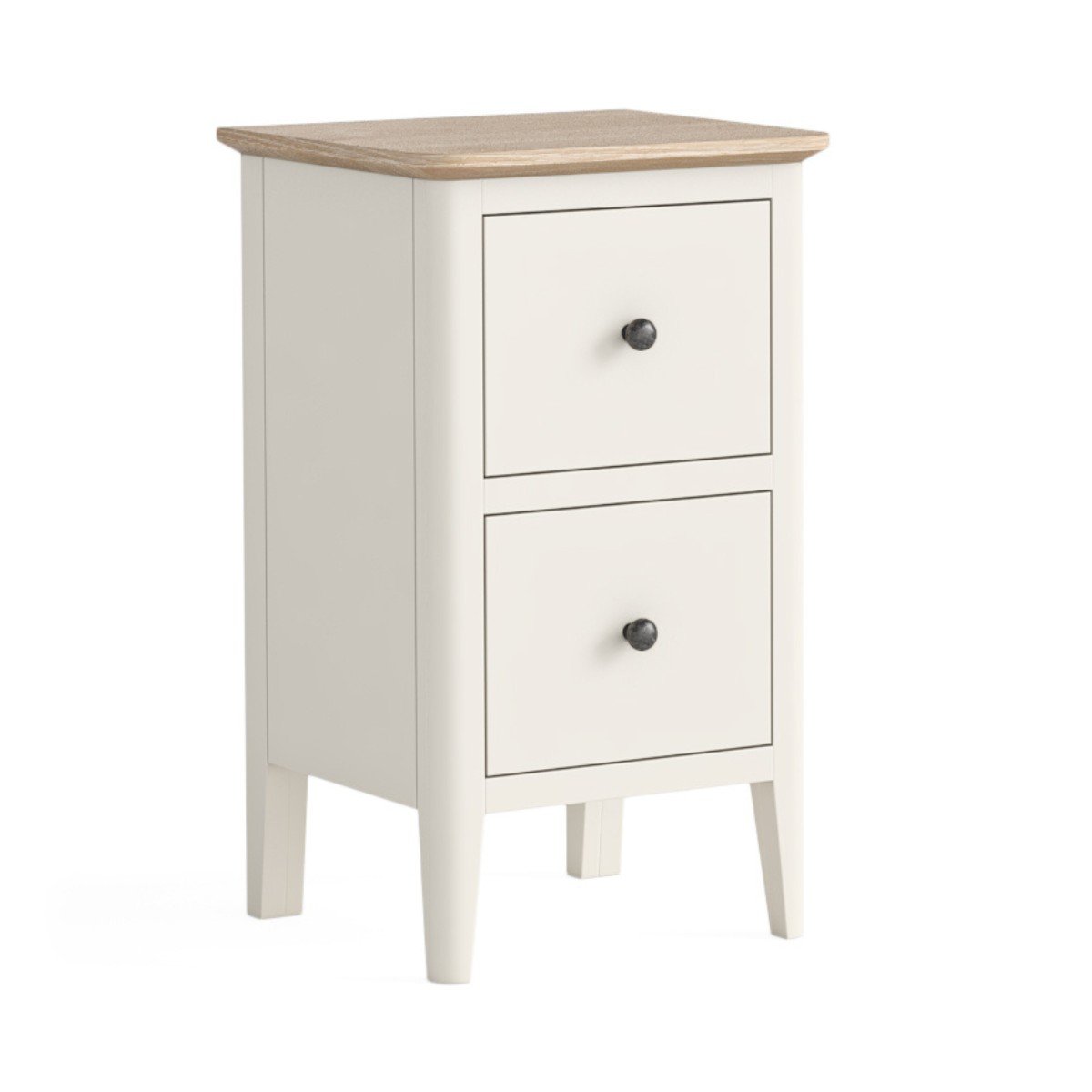 Marcella Cream Narrow Bedside Table - 1