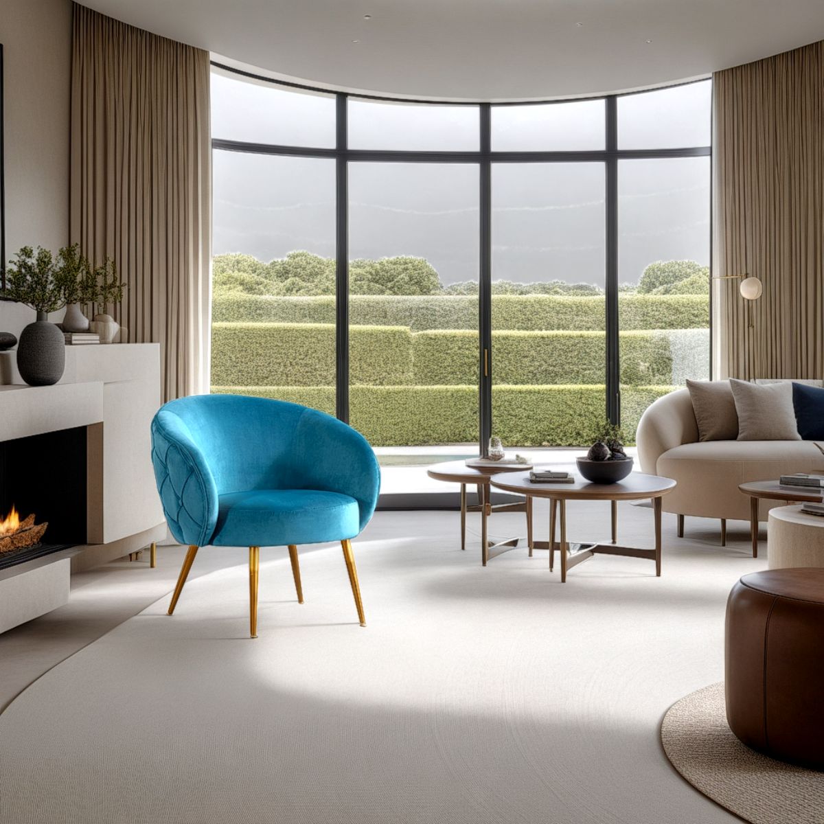 Margot Round Back Accent Chair