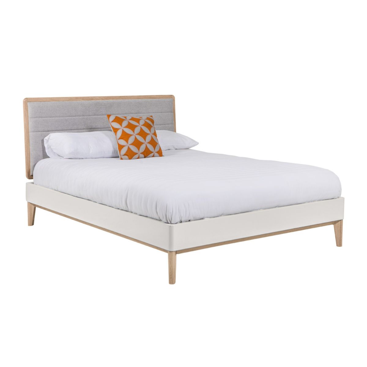 Megara Cashmere Oak Bed Frame - 1