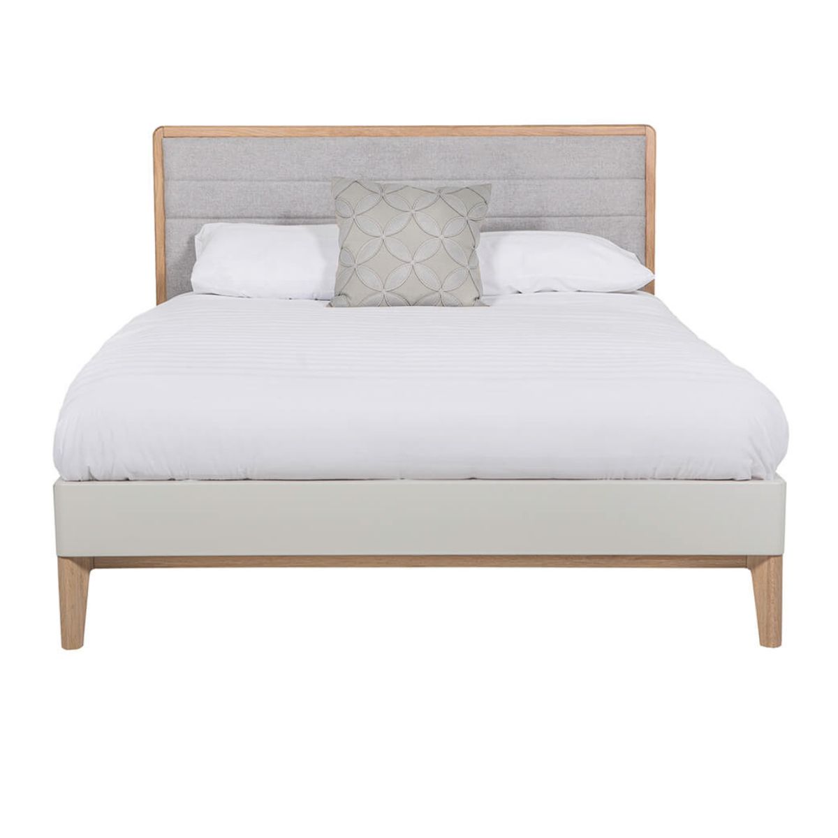 Megara Cashmere Oak Bed Frame - 2