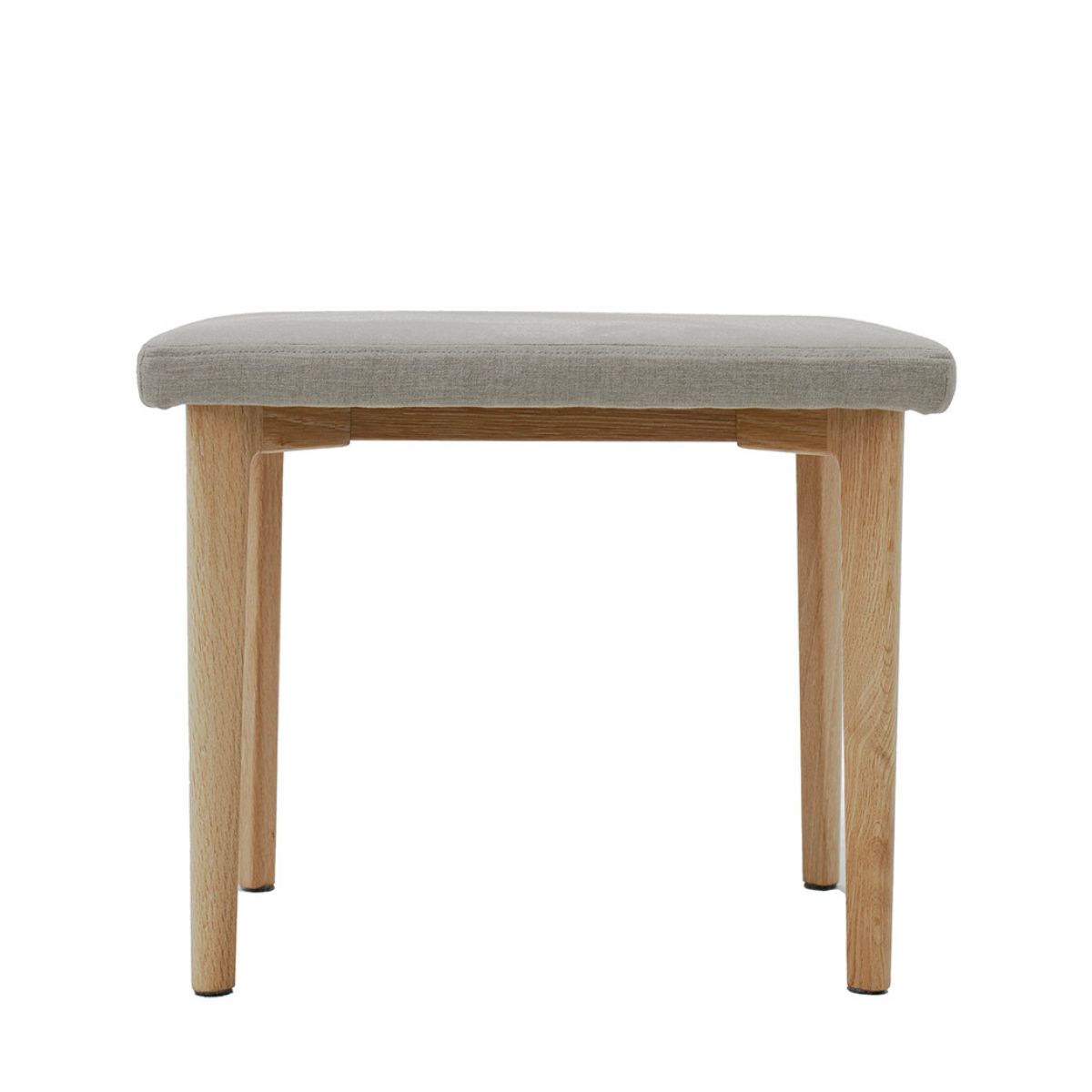 Megara Cashmere Oak Dressing Stool - 2