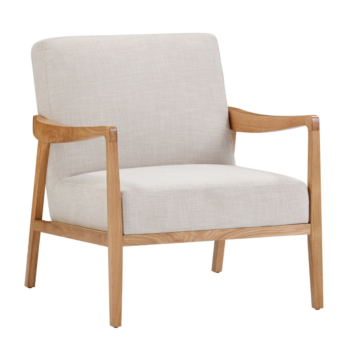 Michigan Accent Chair Natural Oak - 1