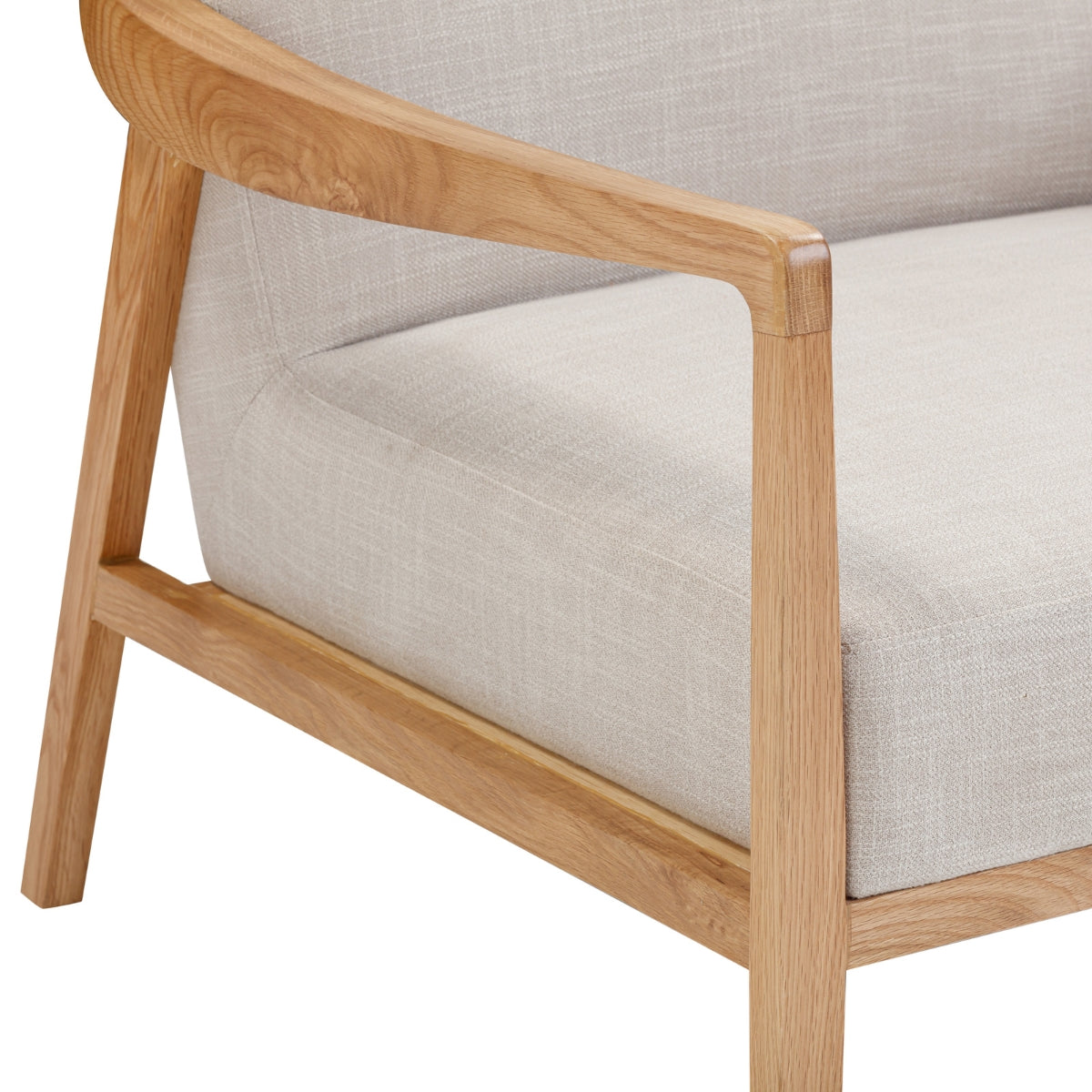 Michigan Accent Chair Natural Oak - 4