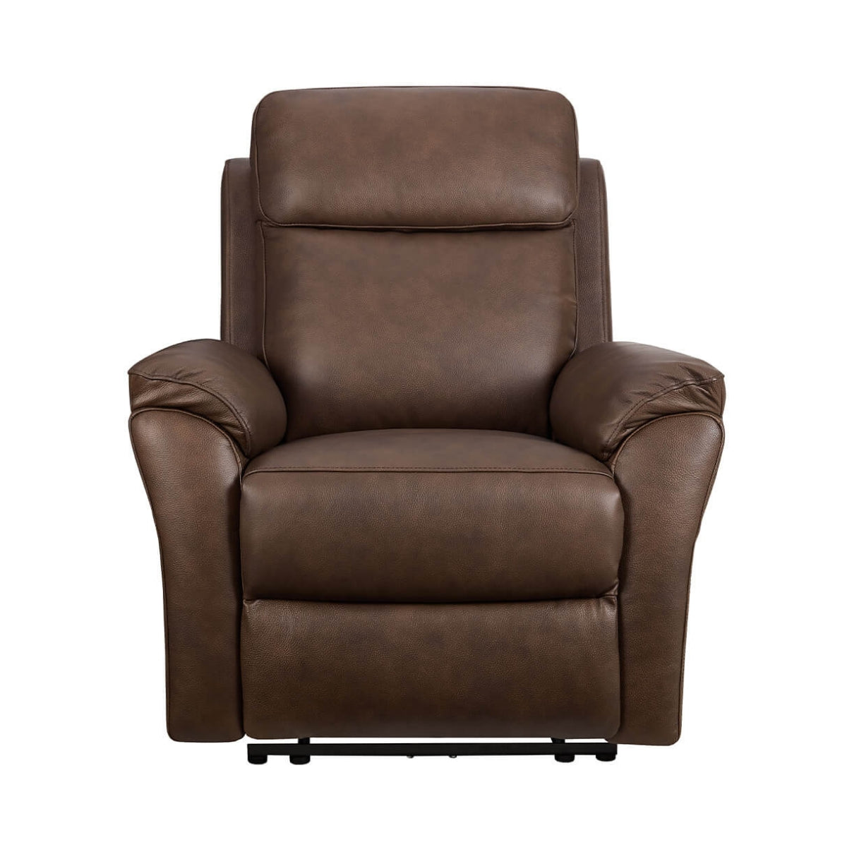 NathanBrownLeatherElectricReclinerArmchair-3