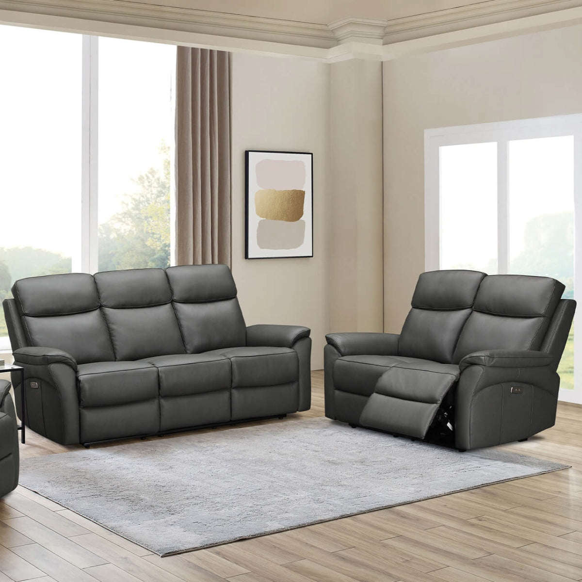 NathanTruffleLeather3SeaterElectricReclinerSofa-6