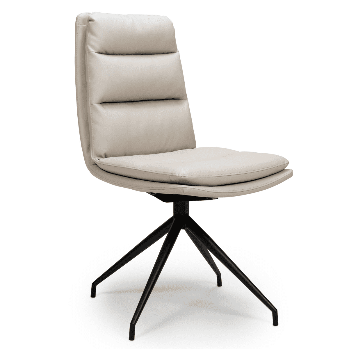 Nicosia Black Base Padded Swivel Chair