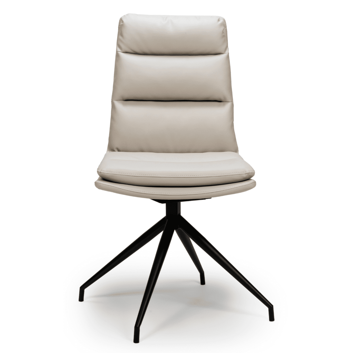 Nicosia Black Base Swivel Chair - 5