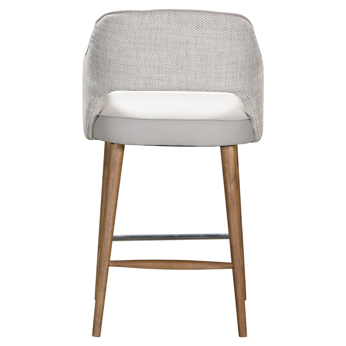 Pizzoli Herringbone Bar Stool - 3