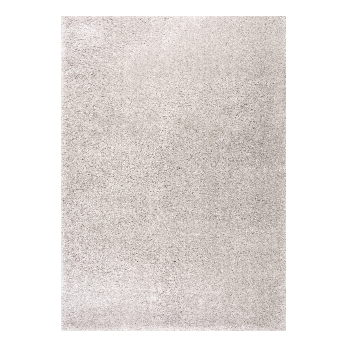 PradaSolidPlushShagAreaRugSilver-1
