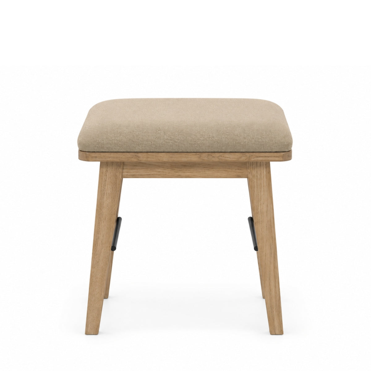 Radcliffe Washed Oak Dressing Table Stool - 2