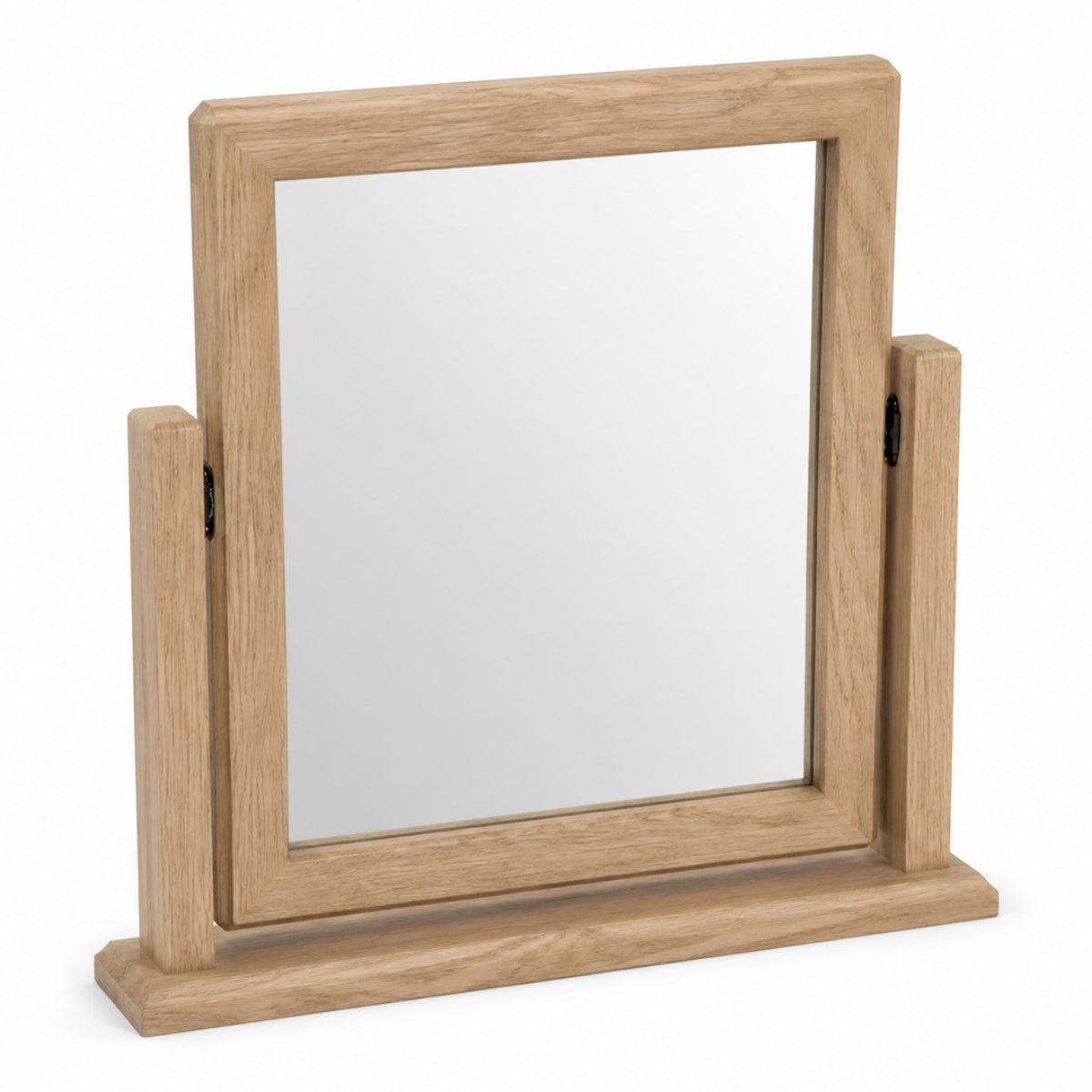 Radcliffe Washed Oak Vanity Mirror - 1