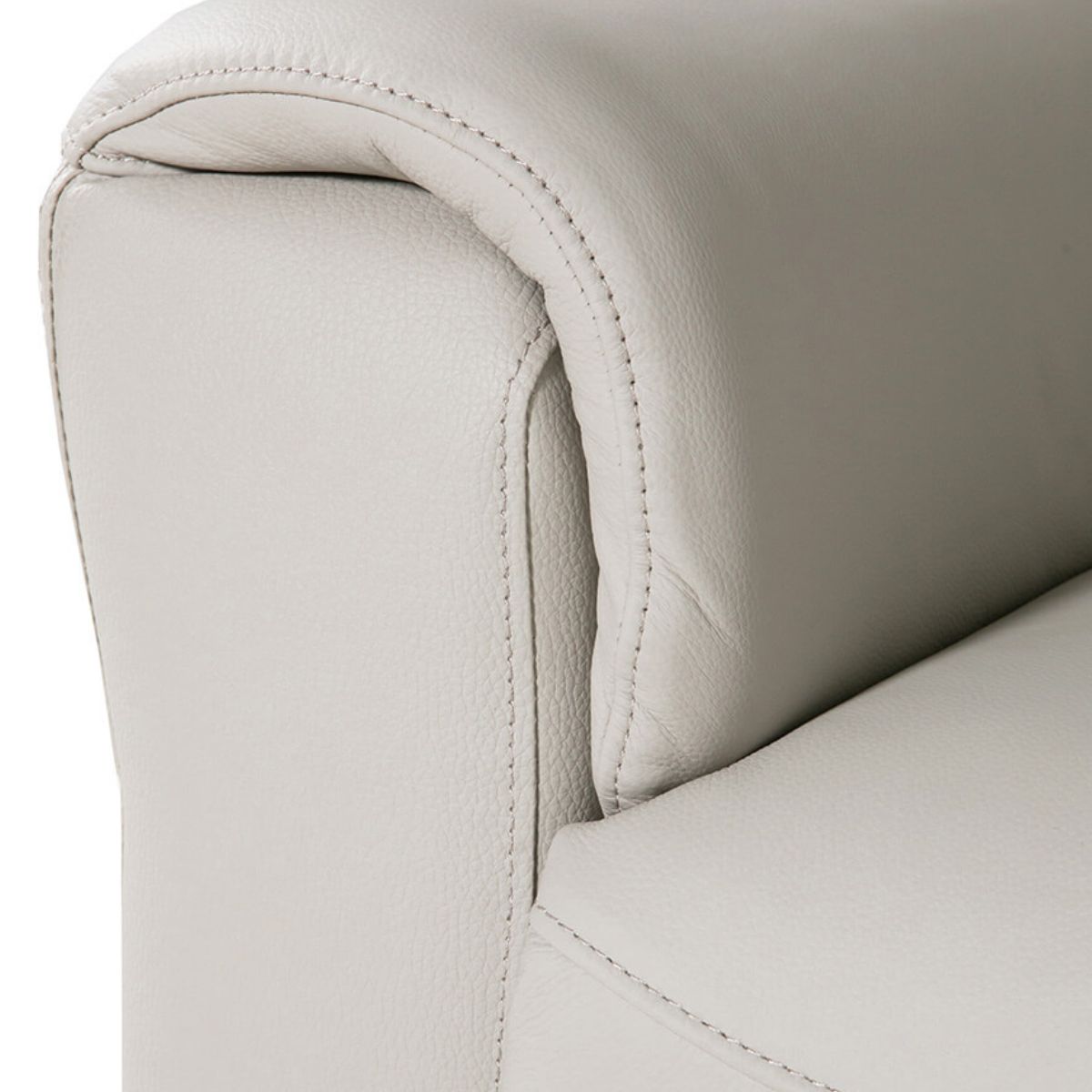 Rosslare Leather 3 Seater Electric Recliner Beige - 6