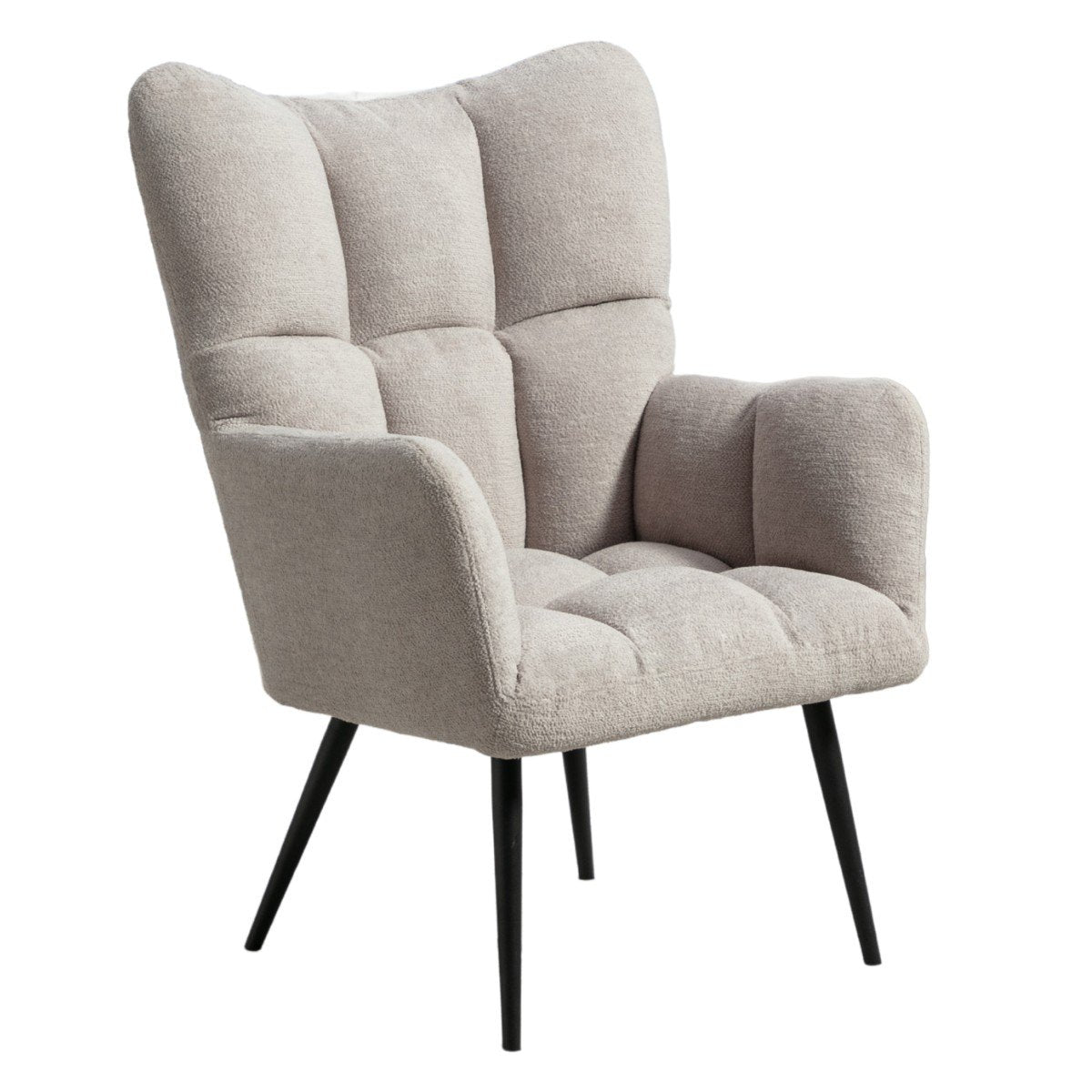 Ruben Boucle Armchair Grey - 1