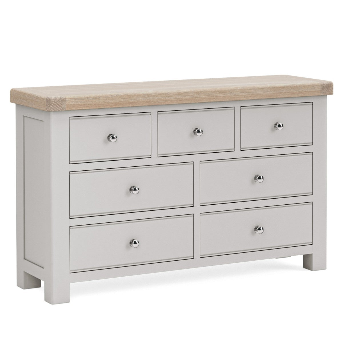 Santana Oak 7 Drawer Chest - 1