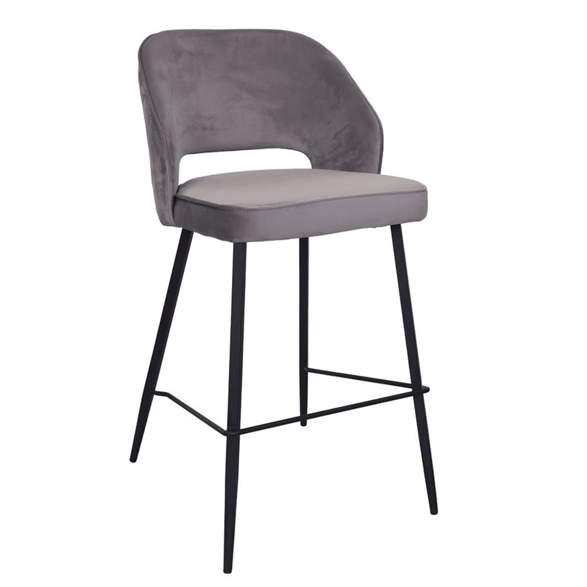 Santry Velvet Bar Stool - 2