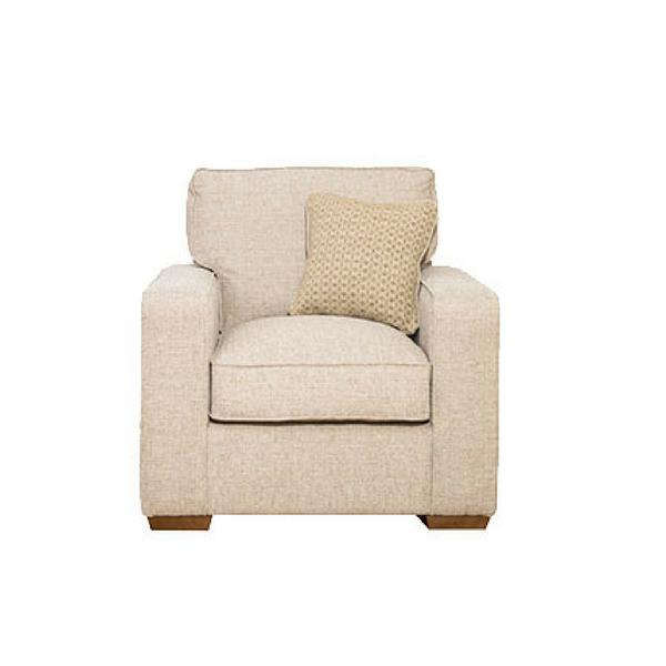 Tan Armchair with Cushion