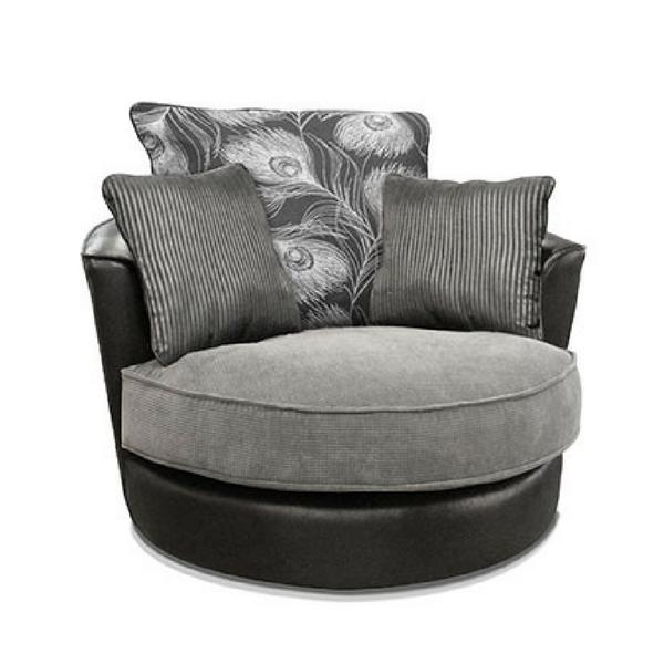 Round Swivel Armchair