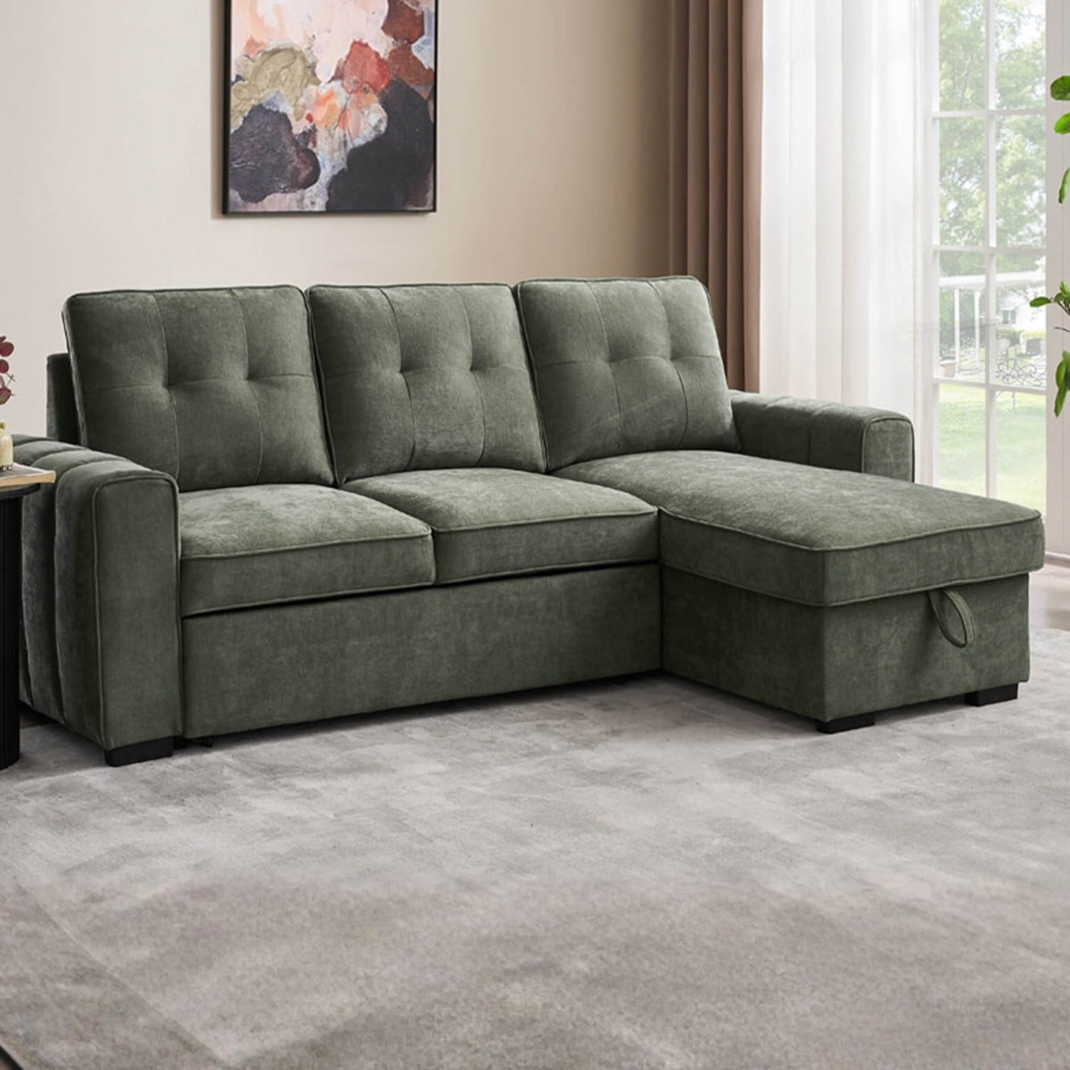 Terry Green Corner Sofa - 9