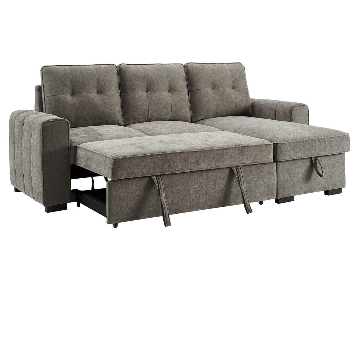 Terry Grey Corner Sofa - 5