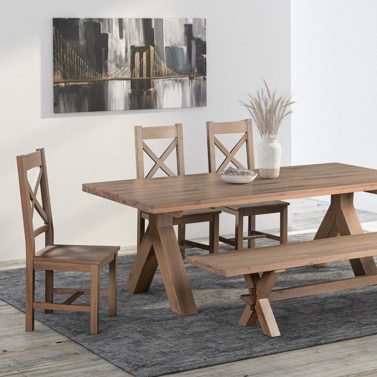 Tilman Oak Dining Chair Brown - 5