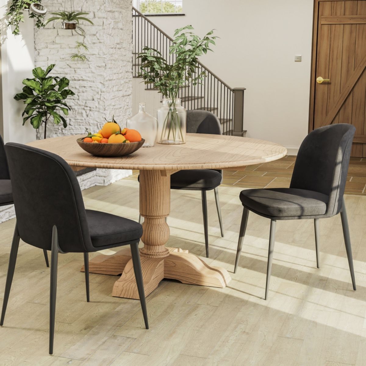 VNT-151-OK - Valentia Round Dining Table - 3