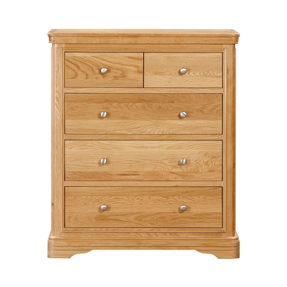 Vardon Oak 2 Over 3 Chest of Drawers 2